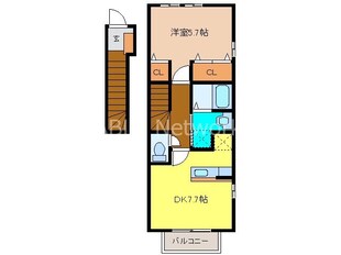 シャルマンヒロ弐番館の物件間取画像